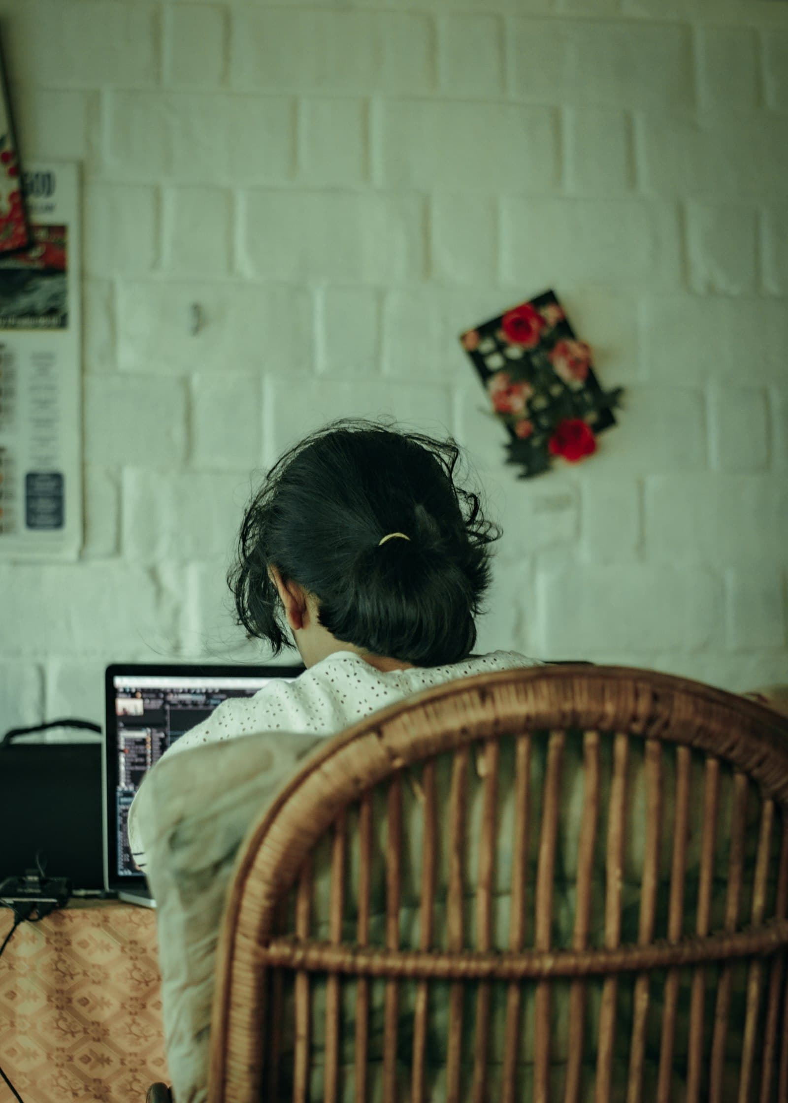 A child in Chennai practising maths, the kind of skill Math Magic's online classes build